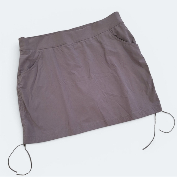 Columbia Gray Skirt with Drawstrings Built In Shorts Activewear Skort Size XL - Picture 1 of 15
